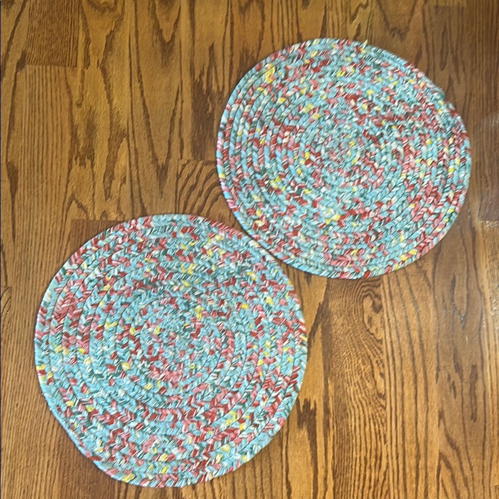 THE PIONEER WOMAN  SET OF TWO Braided Placemats